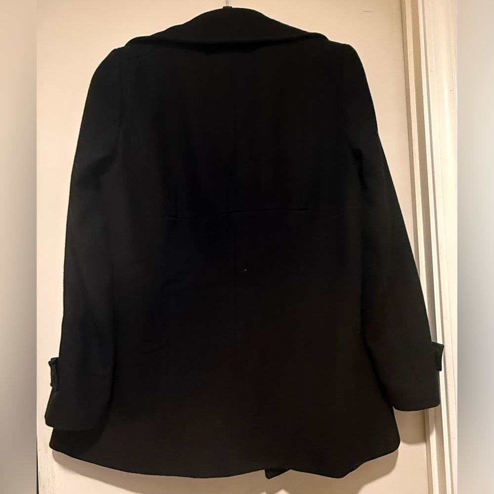 New York & Company Classic Black Pea Coat